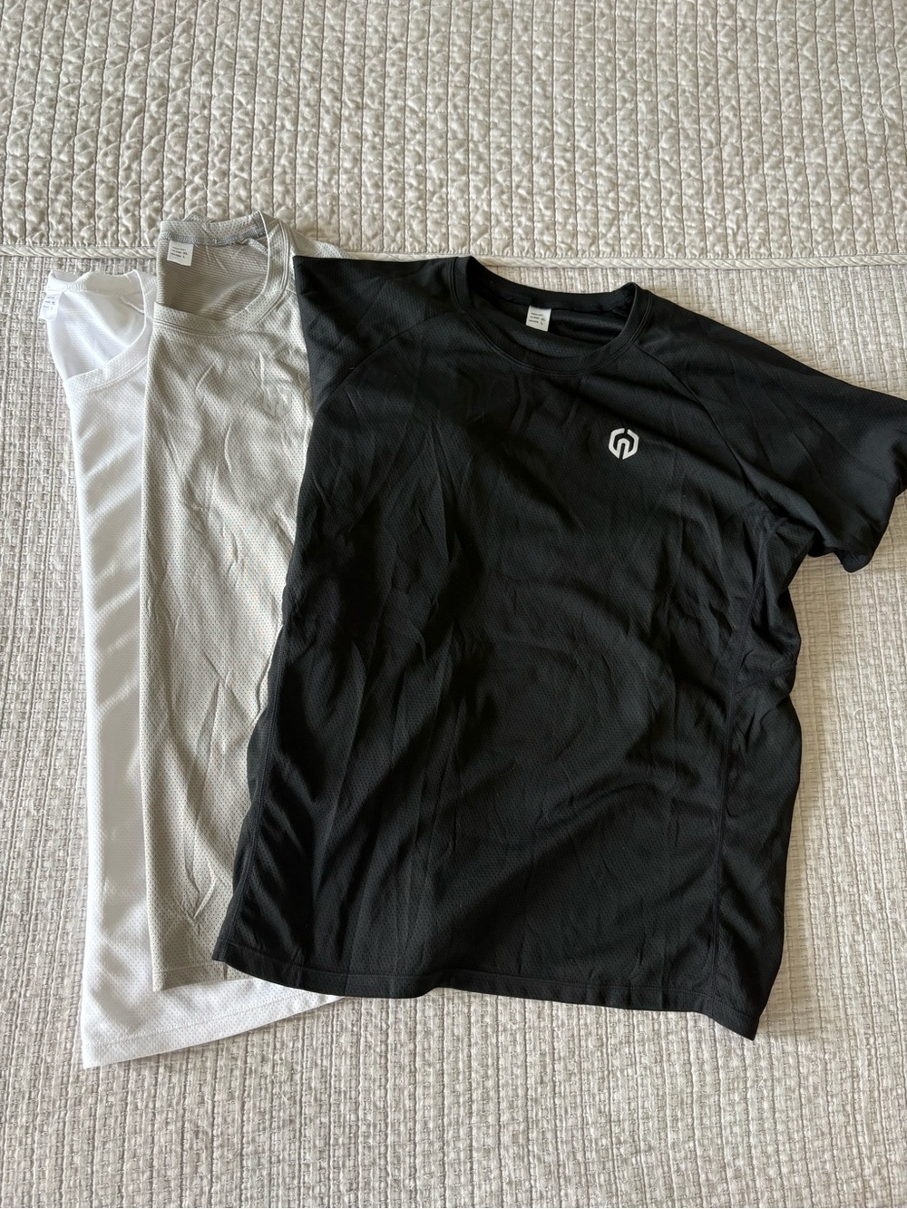 Men's Athletic 3 Pack of Crew Neck Shirt